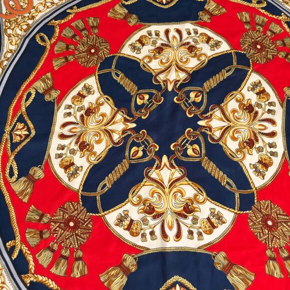 Ornate Men's Pocket Square Handkerchief Polyester Geometric Colorful - Picture 2 of 7